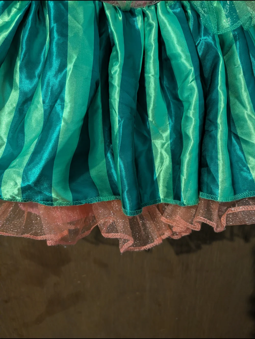 Whimsical Watermelon Kids Costume Dress - Green & Pink